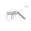 Birlea Kids Slide Bed Frame Grey Wood Mid Sleeper 3FT Single 90cm Birlea Frankie Pine 8