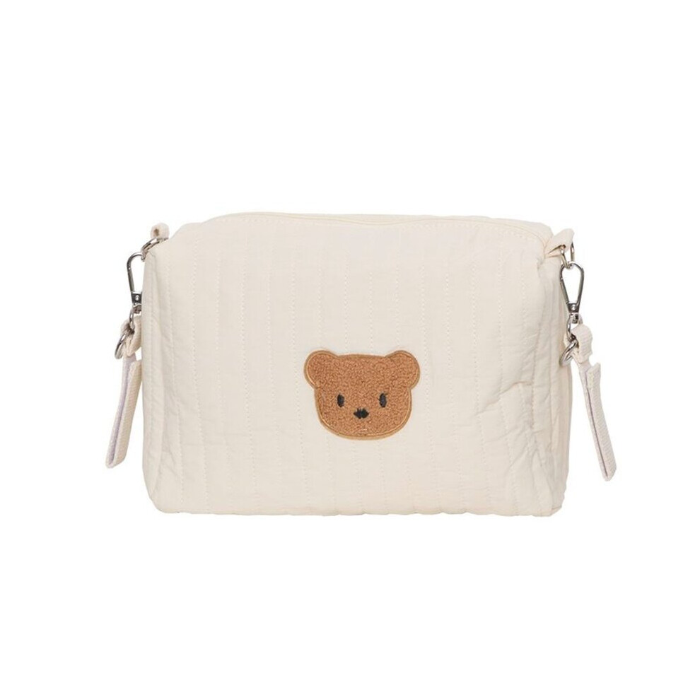 Bear Embroidery Mommy Bag Zipper Newborn Baby Diaper Bags Nappy Travel Stroller Storage Organizer Makeup Pouch