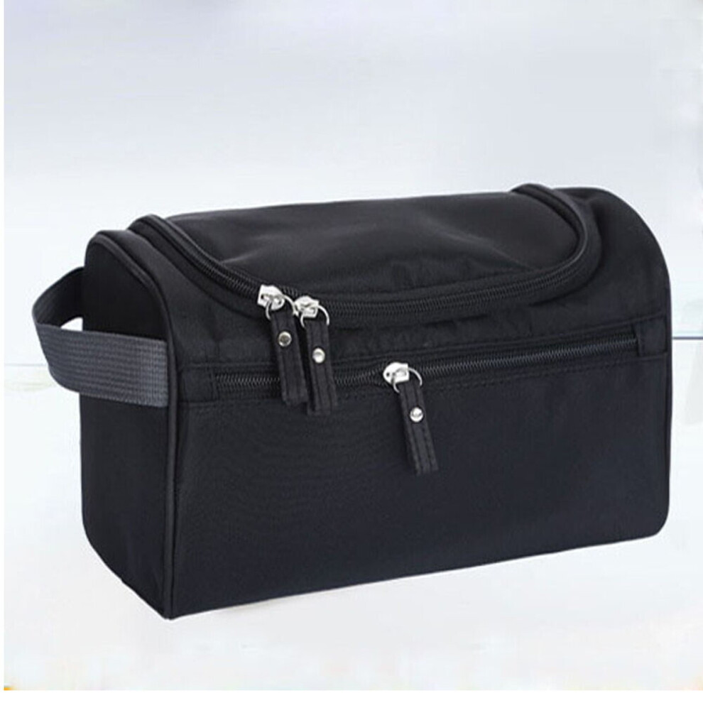 Multicoloured Travel Cosmetic Bag Zipper Functional Hanging Makeup Case Men Necessaries Organizer Storage Pouch Skull Pattern Wash Bag