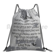Grandson Blanket-Grandson Pillow-Grandson Gift-Grey Grandson Pillow-Grey And White-Grey And Stripes Outdoor Hiking