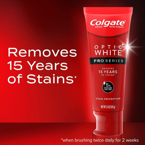 Colgate Colgate Optic White Pro Series Stain Prevention Toothpaste, 3 OZ (85 g) 1