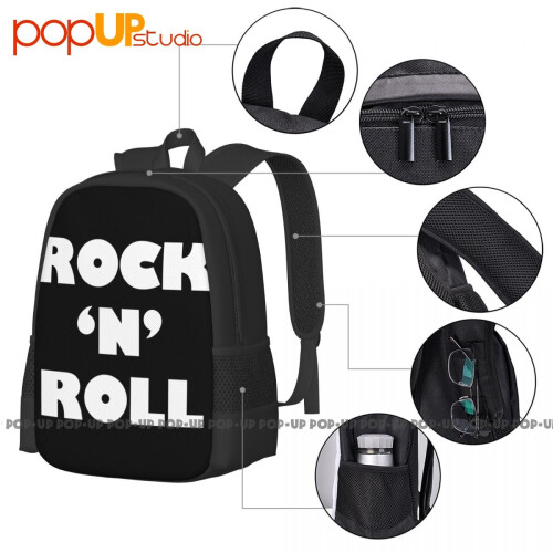 Rock N Roll Backpack Large Capacity Gym Foldable Shopping Bag Riding Backpack 2