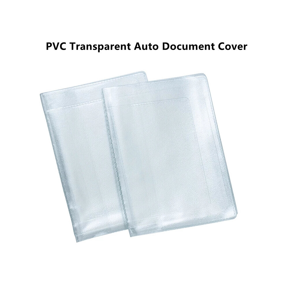 1Pcs Pvc Auto Document Cover Car Transparent Film Driving Protective Film Document Bag Multicoloured 885661988641