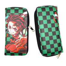 Anime Demon Slayer: Kimetsu no Yaiba Long Money Clip Kamado Nezuko Agatsuma Zenitsu Tomioka Giyuu PU Leather Wallet