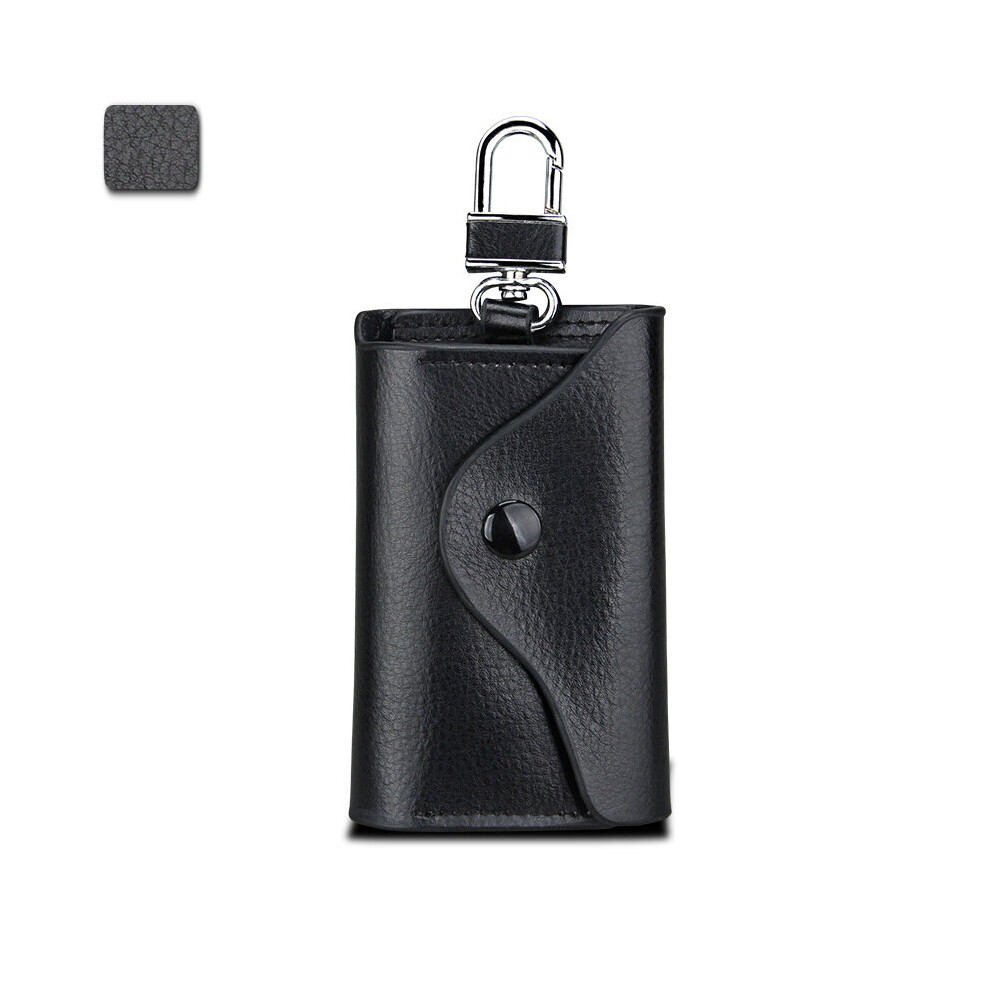 Car Key Pouch Bag Case Wallet Holder Chain Key Wallet Collector Housekeeper Pocket Key Organizer Smart Leather Keychain Multicoloured 885662011843