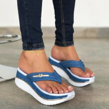 Sandals Women Summer Flip Flops Outdoor Casual Platform Sandals Ladies Plus Size Wedges Beach Slippers Muje