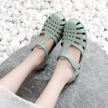 Summer Women Sandals Women's Flip Flops Rome Girls Shoes Leisure Slippers Cut-Out Sandals Summer PVC Light