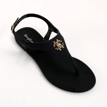 Women Sandals Summer Peep Toe Jelly Flip Flops Buckle Non-slip Flat Sandal Woman Sandalia Feminina Beach Slides
