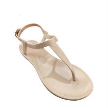 Casual Women's Sandal Summer Solid Back Strap Flip Flops Outdoor Breathable Soft Transparent Bottom Jelly Female Sandals
