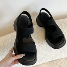 Summer Flats Women Shoes Thick Sport Sandals Trends Casual Running Slippers Flip Flops Lady Slides Open Toe Women Shoes