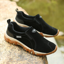 High Men Shoes Leather Loafers Breathable Spring Autumn Casual Shoes Outdoor Non Slip Men Sneakers Ghb678