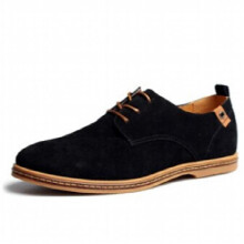 men casual shoes spring men flats lace up male suede oxfords men leather shoes zapatillas hombre size 38-48