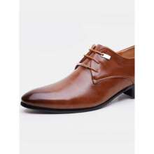 Men Casual Loafers Leather Comfortable Low Top Pointed Soft Sole Single Shoe Solid Nonslip Summer Arrivals