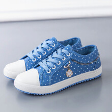 Girls Shoe Women Sneakers Spring Autumn Denim Sneaker Casual Women's Sport Vulcanized Shoes Tennis Espadrilles 34