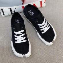 Classic Women Canvas Shoes Female Height Increasing Casual Vulcanized Sneakers Woman Solid Espadrilles Lace-Up Red