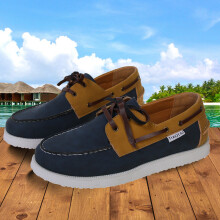 Classic Women Boat Shoes Leatherette Ladies Dress Loafers Lace Up Thick Sole Moccasins