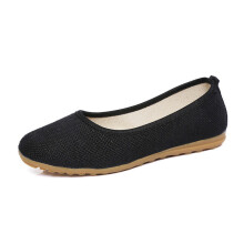 Women Classic Breathable Linen Casual Shoes Sneakers Female Solid Shallow Hemp Boat Shoes Size 35-40