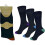 Herren Bambus nicht bindend lose elastische Welt Top Socken 6-11 1