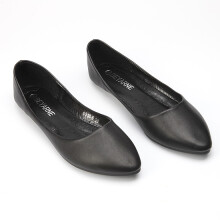 Pointed Toe flat shoes women soft bottom boat shoes Office Ladies Flat Heels green shoes large size