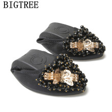Shoes Flats Shoes For Woman Boat Shoes Women Pointed Toe Flats Chaussures Femme Creepers ?????