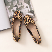 Boat Shoes Women Leopard Loafers Flats Shoes Women Mocassin Slip on Shoes for Women ????????? ??????? ????? ????? ?????