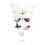 (style A, black) DIY Creative Decoration Butterfly Princess Mirror 3