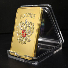 Golden commemorative gold bar collectible