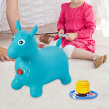 Jumping Horse Cartoon Bouncing Horse Animal Thicken for Gift Activity Indoor