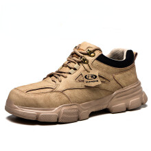 Work Safety Shoes Men's Safety Boots Anti-smash Work Shoes With Steel Toe Shoes Men Work Boots Anti-stab Safety Sneakers Male