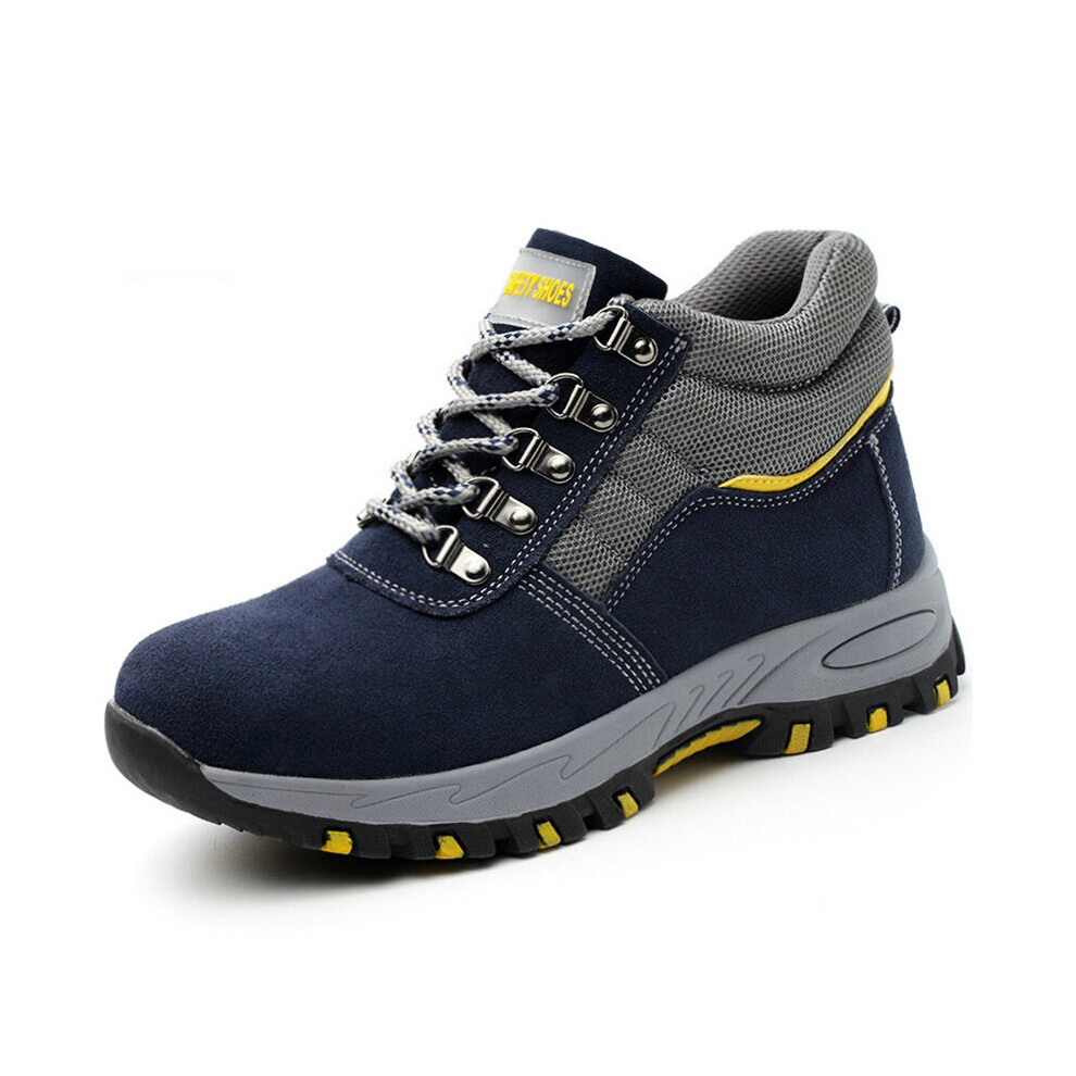 High Winter Boots Men Steel Toe Safety Boots Men Work Shoes Puncture-Proof Work Boots Plush Warm Safety Shoes Boots Male 885660605525