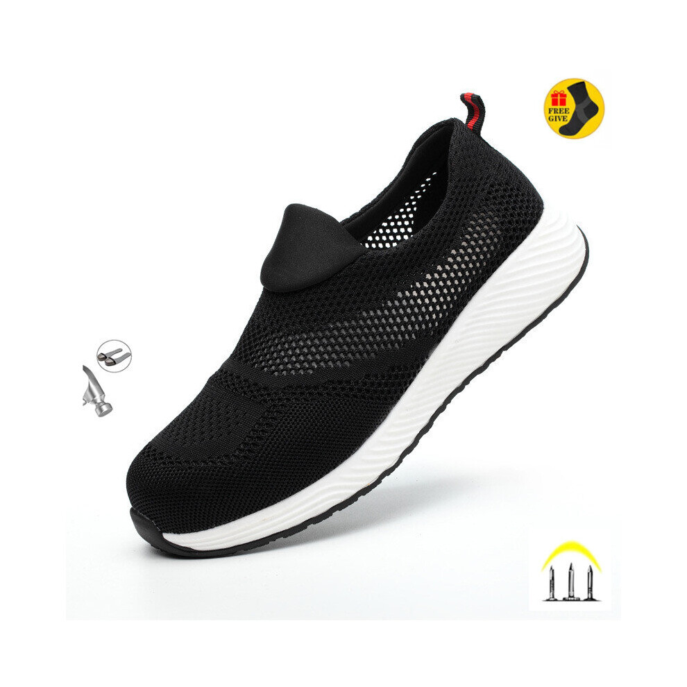 Air Cushion Men Work Safety Shoes Anti-Smashing Steel Toe Cap Working Boots Construction Indestructible Sneakers Male Footwear 885660606102