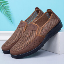 Summer Style Mesh Flats For Men Loafer Casual High-End Very Comfortable Dad Shoes