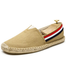 Summer Linen Men's Casual Shoes Weaving Fisherman Shoes Casual Flat Espadrilles Driving Shoes667