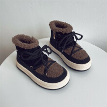 Winter Children Boots For Boys Warm Plush Rubber Sole Toddler Kids Sneakers Girls Boots 22-30