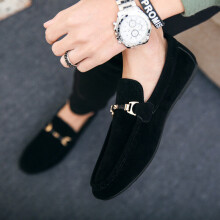 Men Slip-On Leather Shoes Casual Male Shoes Adult Red Driving Moccasin Soft Non-slip Loafers #ZYNWY-243