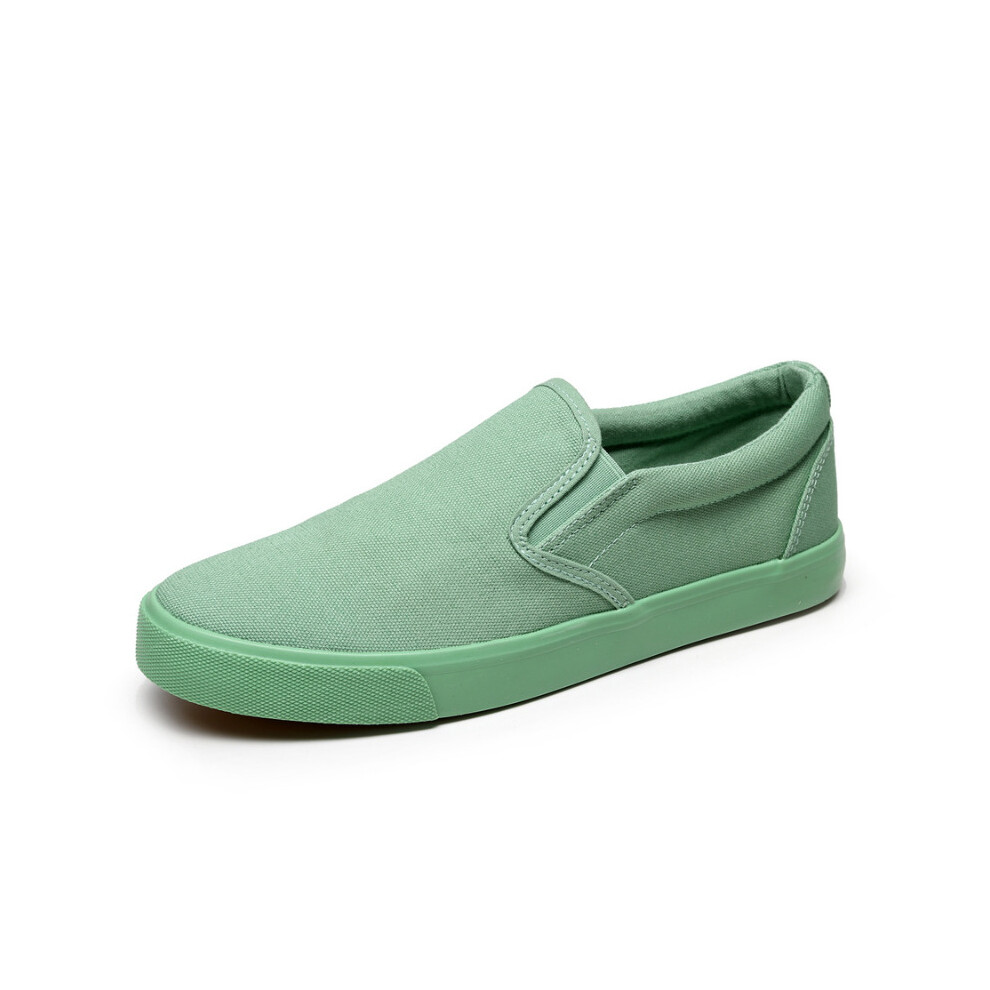 Loafers Men Slip on Casual Shoes Mint Green Canvas Footwear Comfort Breathable Sneakers Man Vulcanized Shoes Tenis Masculino on OnBuy