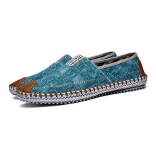 Canvas Shoes Men Fisherman Espadrilles Flats Breathable Mens Denim Shoes Casual Plimsollsy89