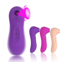 Women Vibrating Sucking Clitoral Breast Massager Pleasure Stimulation