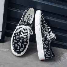 Autumn Sneakers Men and Women Version Ulzzang Student Casual Shoes Graffiti Couple Canvas Shoes Mens Shoes Casual