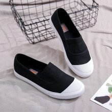 Summer and Spring Low-cut Shoes Men's Flat Shallow Mouth Canvas Shoes Loafers Men's Casual Single Men's Shoes
