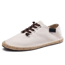 Men Hemp Fisherman Shoes Breathable Espadrilles Flats Solid Moccasins Casual Shoes Men Zapatos De Hombre