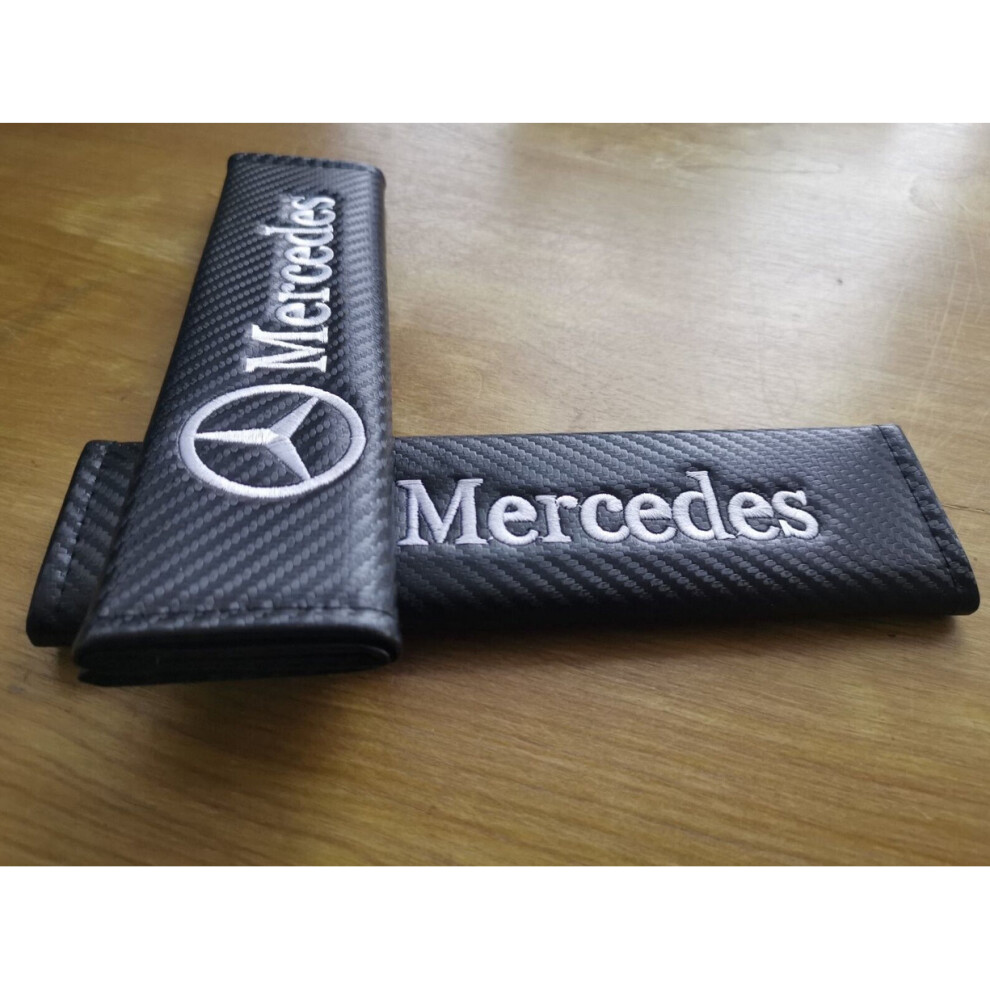 2Pcs Car Seatbelt Cover Protection Shoulder Pad Cushion For Mercedes 5701510938269