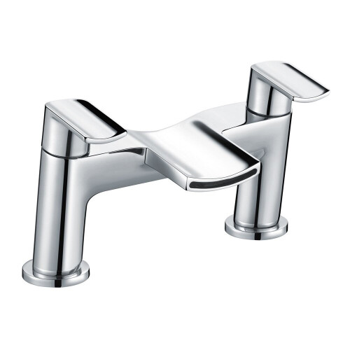NES Home Centa Modern Deck Mounted Waterfall Bath Filler Mixer Tap