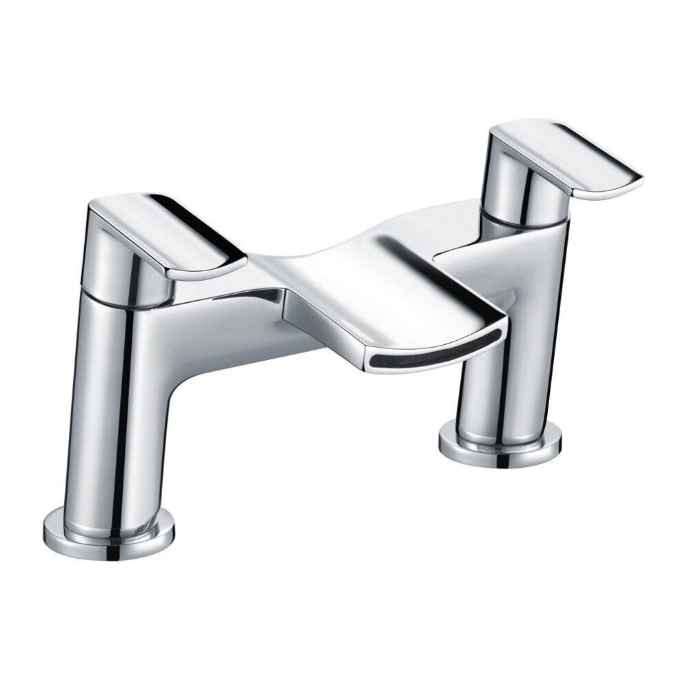 Centa Modern Deck Mounted Waterfall Bath Filler Mixer Tap