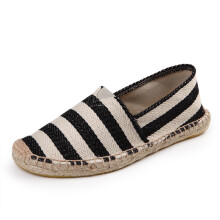 Mens Espadrilles Men Patchwork Slip on Summer Shoes Men Loafers Breathable Canvas Men Shoes Jute Wrapped Women Shoes Unisex