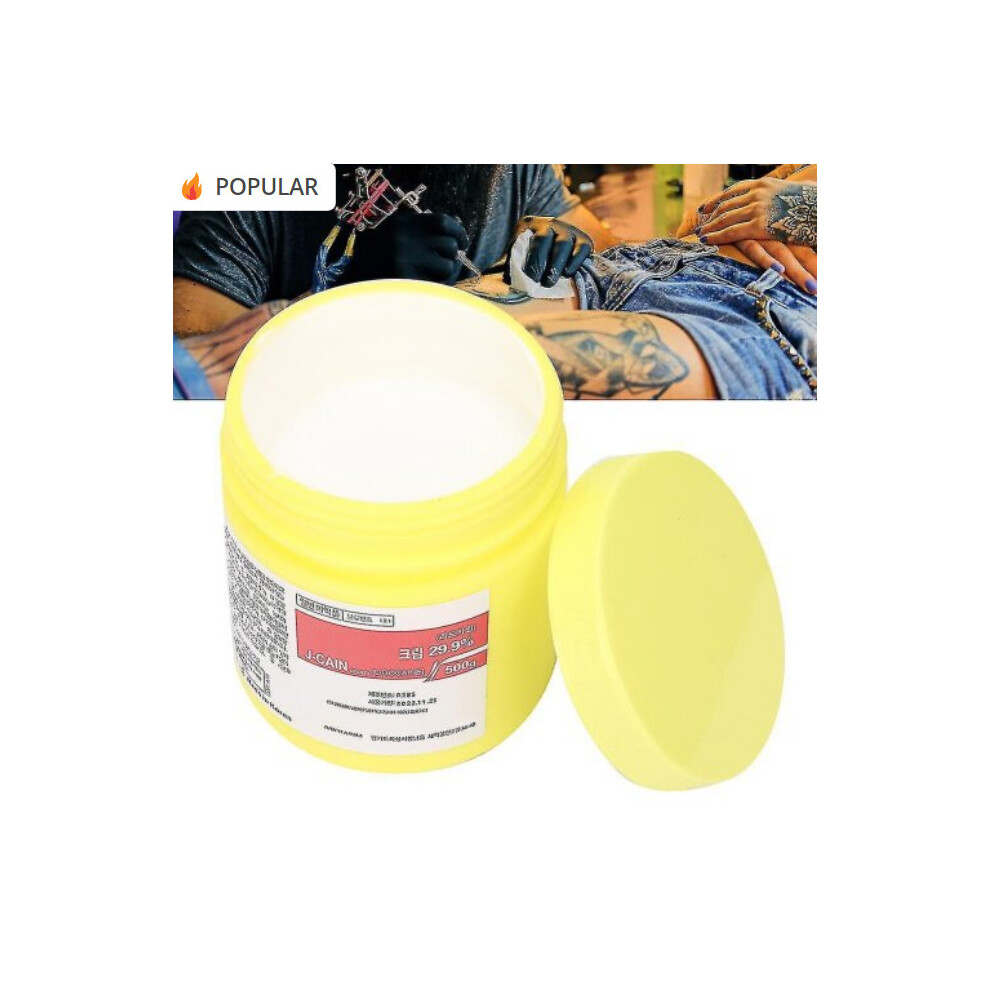 500g Tattoo Numbing Cream Anaesthetic Tattoo Cream Relieve Pain Body Piercing Aftercare Cream 