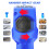 Impact Drill Electric Hammer Drill 850W Corded Percussion Drill with Drill Bits Set Variable Speed 360° Rotating Handle Lightweight Heavy Duty 6