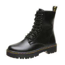 Short Boots Women's Autumn and Winter Thick-soled Comfortable and Velvet Warm Single Boots short Boots