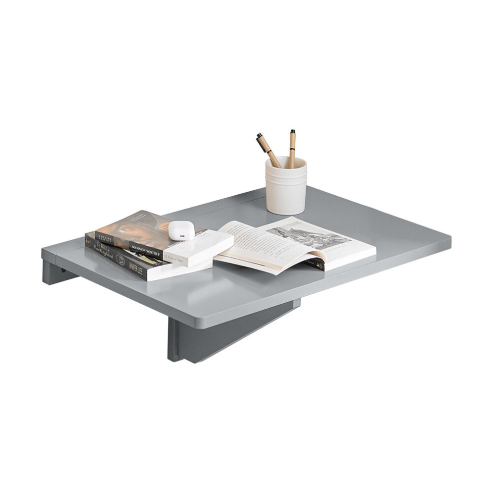 SoBuy FWT03-HG, Folding Wall-mounted Drop-leaf Table, Computer Desk