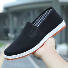 Soft Bottom Anti Slip Elderly Dad Shoes Spring And Autumn Breathable Single Shoes Middle-aged And Elderly Men's Casual Shoes